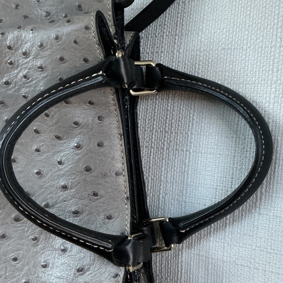 Dooney & Bourke Black and Gray Satchel - Picture 6 of 11